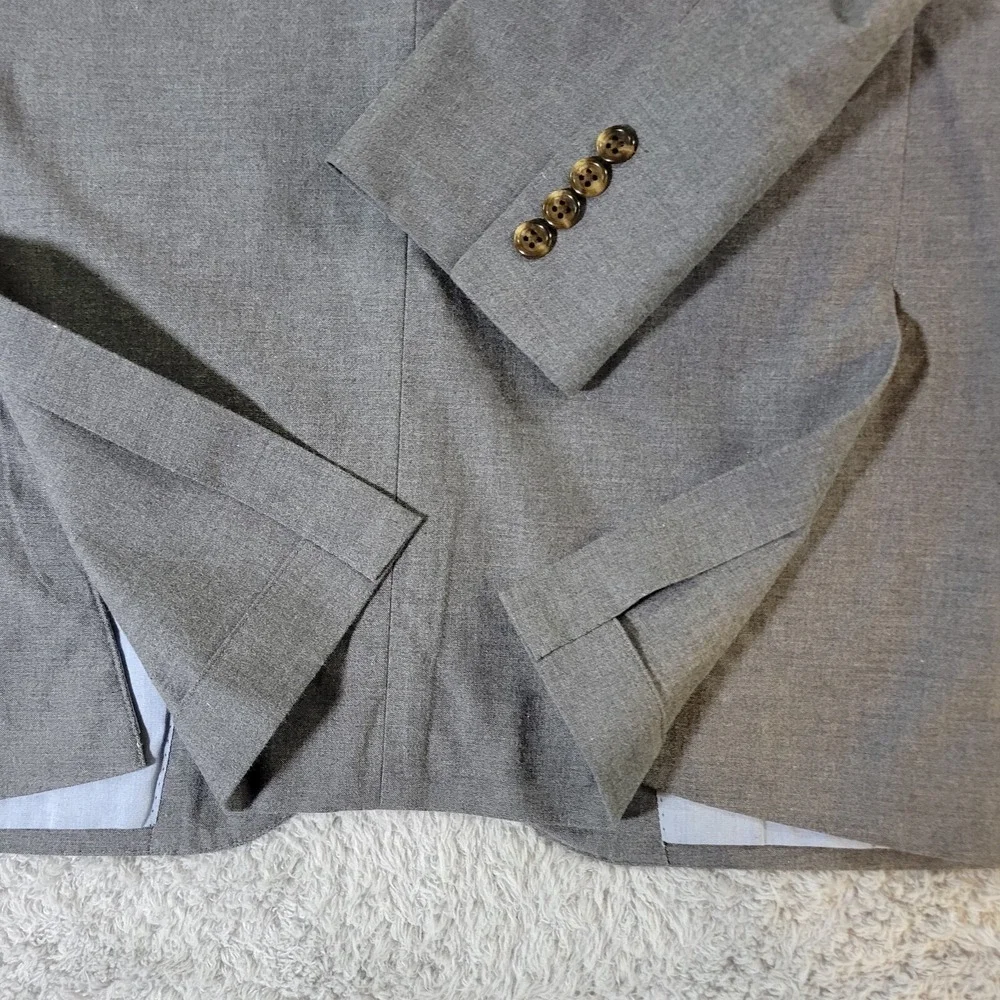 J‎ Crew Ludlow Jacket Mens 40R Gray BlazerSport Coat Classic Preppy Office